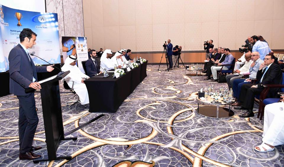 Conference interpretation with Luis Figo in the UAE