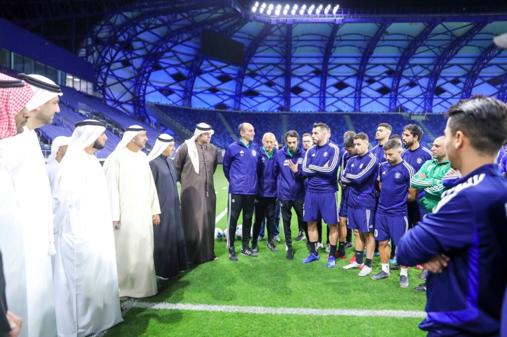 Al Nassr fc. football interpreter Dubai. uae. Negredo