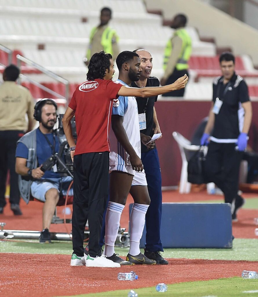 football interpreter during match day
