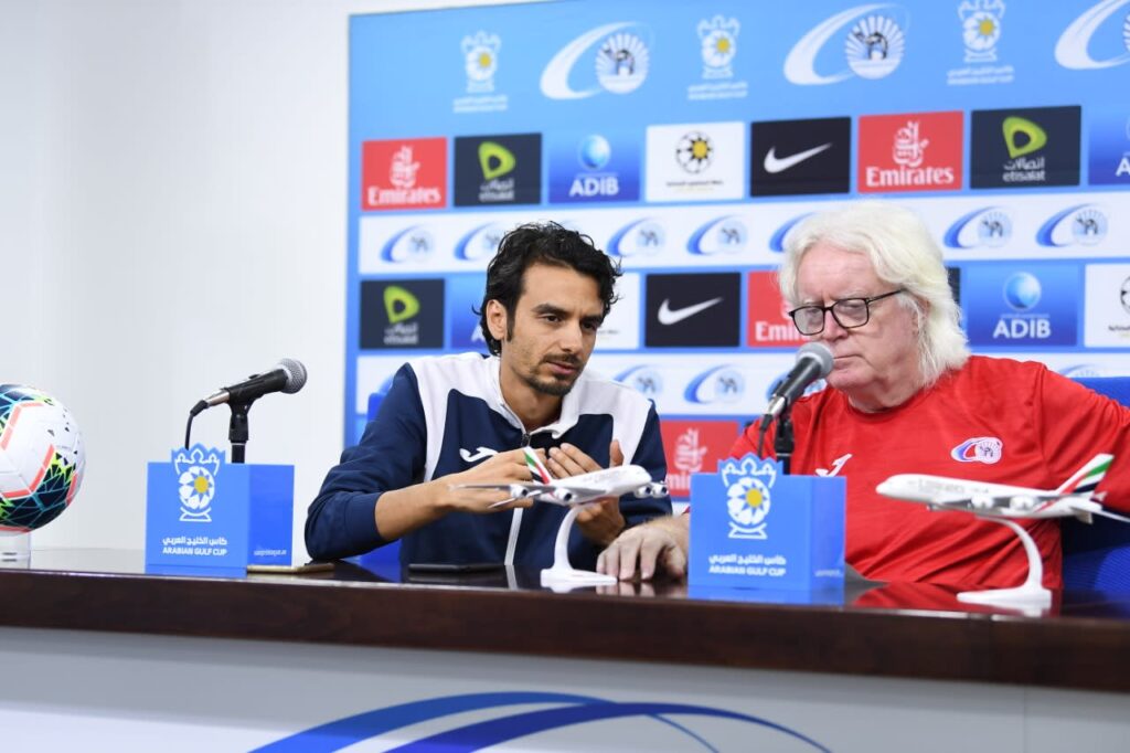 football interpreter Abu Dhabi. uae. Winfried Schäfer