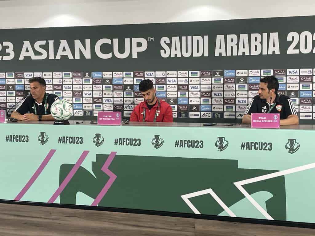 Press conference for AFC U23 tournament